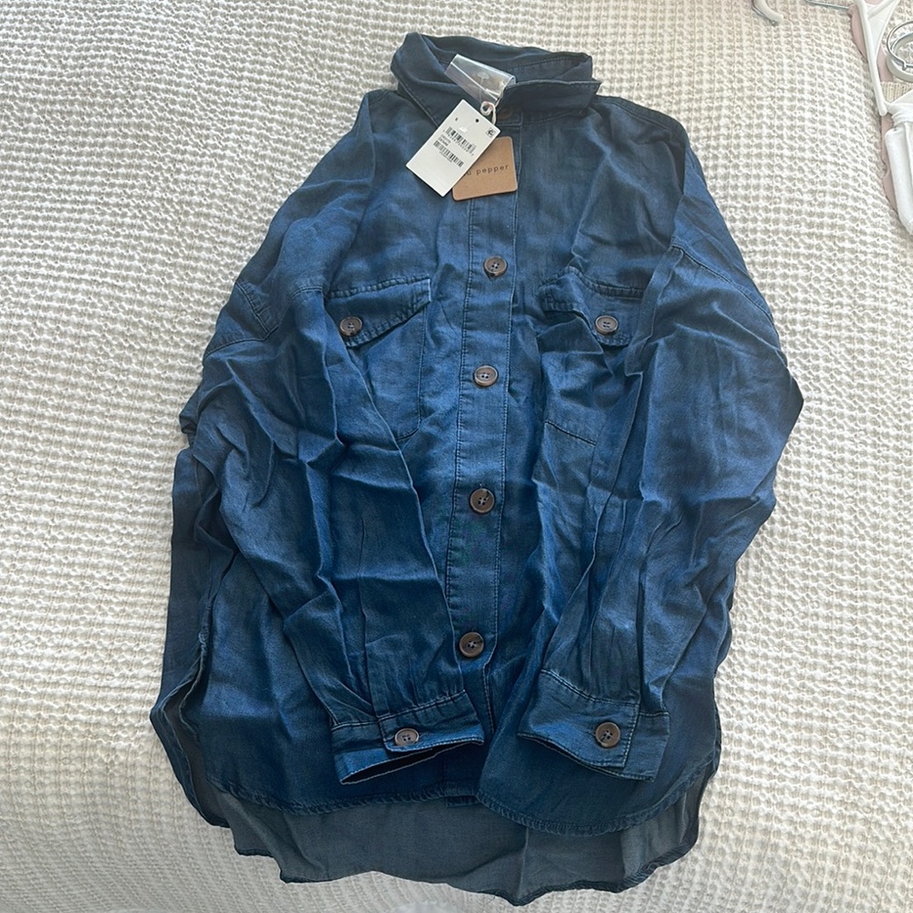 Blu pepper Jean flannel size small